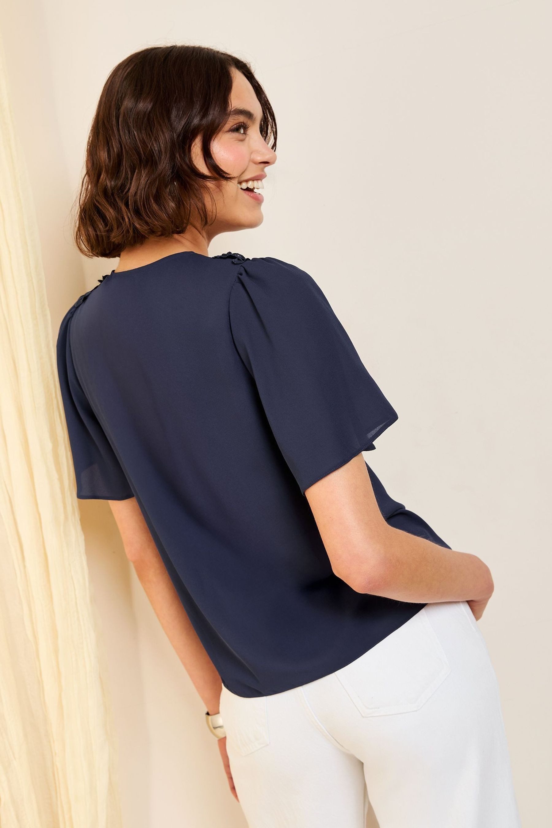 Friends Like These Druckbluse Friends Like These Bluse mit 3D-Blumenprint ( günstig online kaufen