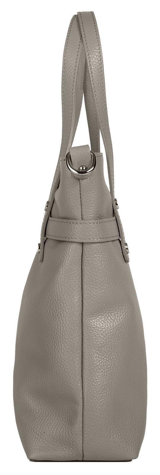 Cluty Shopper (1-tlg), echt Leder, Made in Italy
