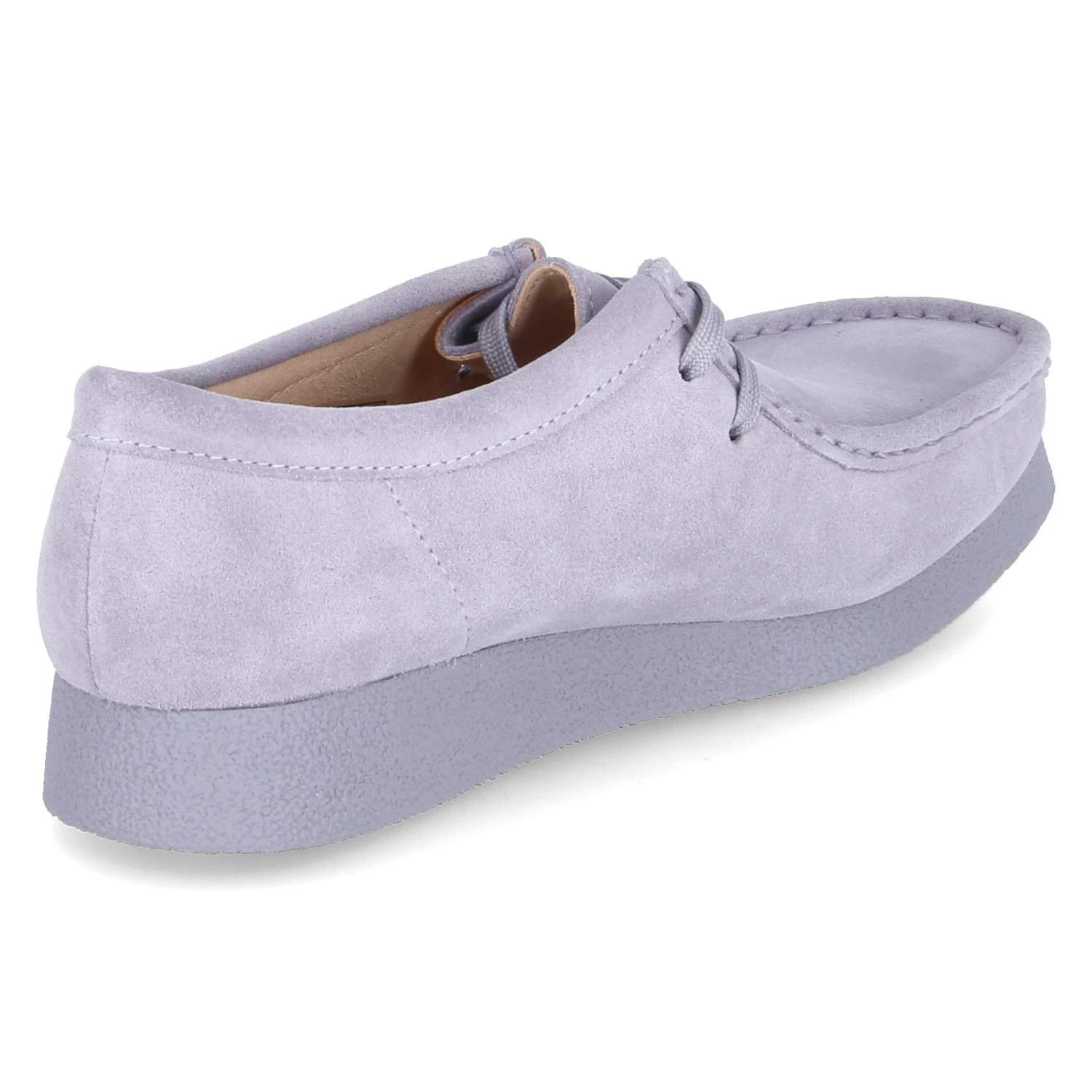 Clarks Clarks 261778124 Damen Rauleder lila Schnürschuh