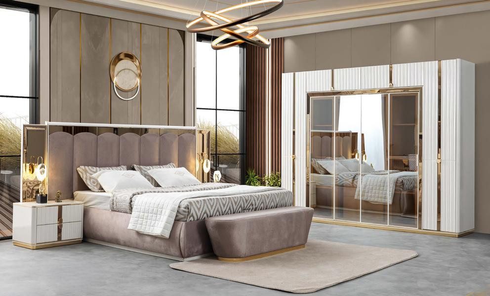 Schlafzimmer-Set Stilvolles Schlafzimmer Set Schlafzimmereinrichtung Garnitur