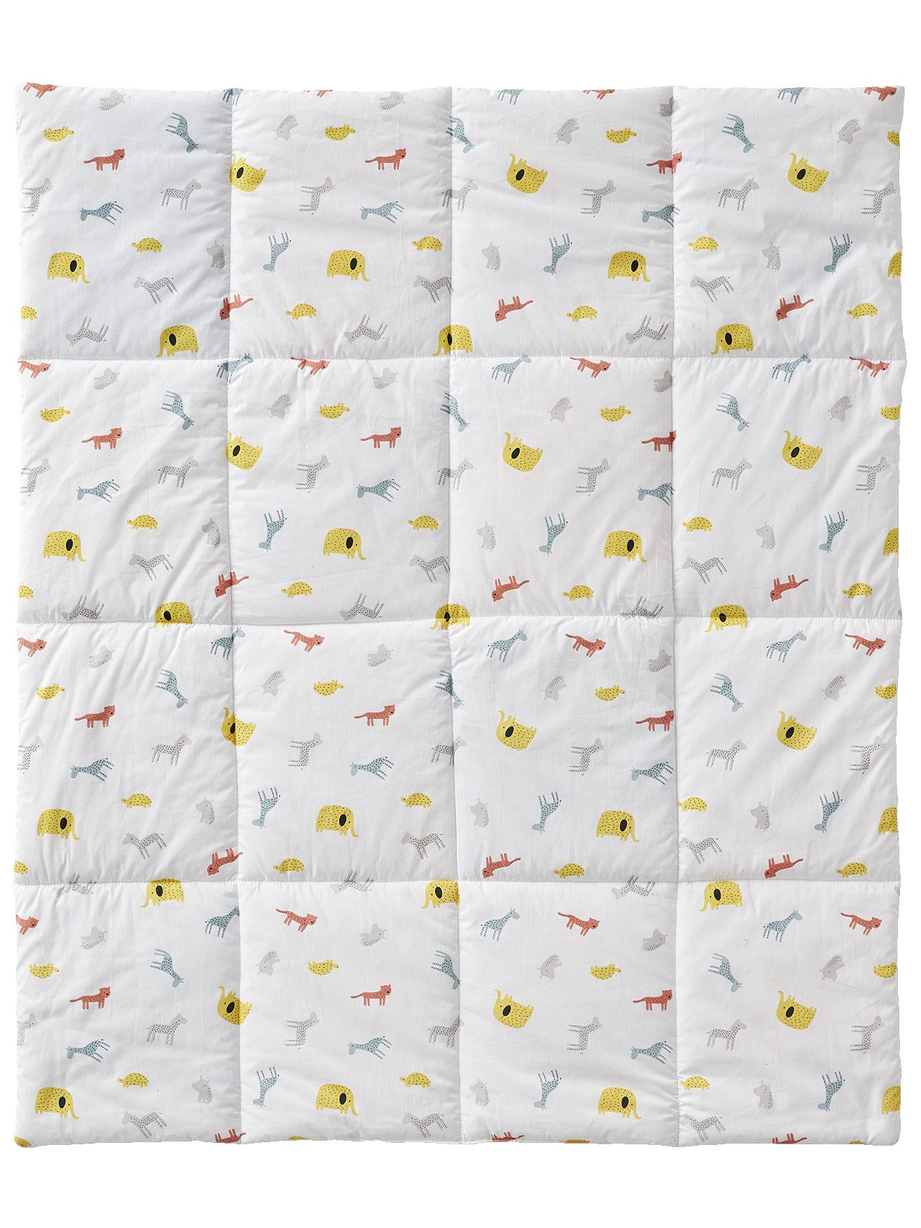 Babydecke Baby Spieldecke JUNGLE BABY, Patchwork-Design, vertbaudet