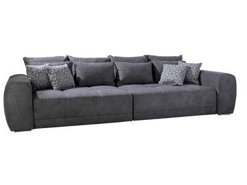 Jockenhöfer Gruppe Big-Sofa MOLDAU, B 306 x T 134 cm, 12 Kissen, Liegefläche L 243 x B 120 cm, Grau