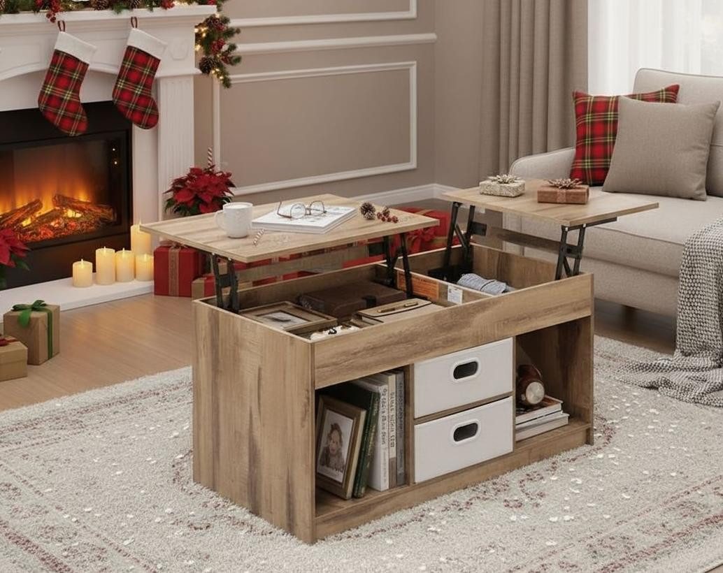 VASAGLE Couchtisch, Wohnzimmertisch, multifunktionaler Esstisch, viel günstig online kaufen