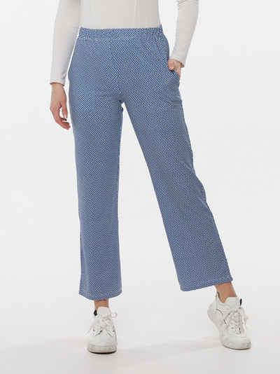 MIALUSSO Palazzohose Relaxhose mit abstraktem Muster