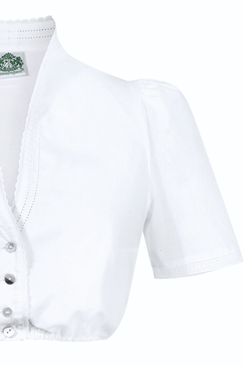 Hammerschmid Dirndlbluse Dirndlbluse - EMILIE - weiß