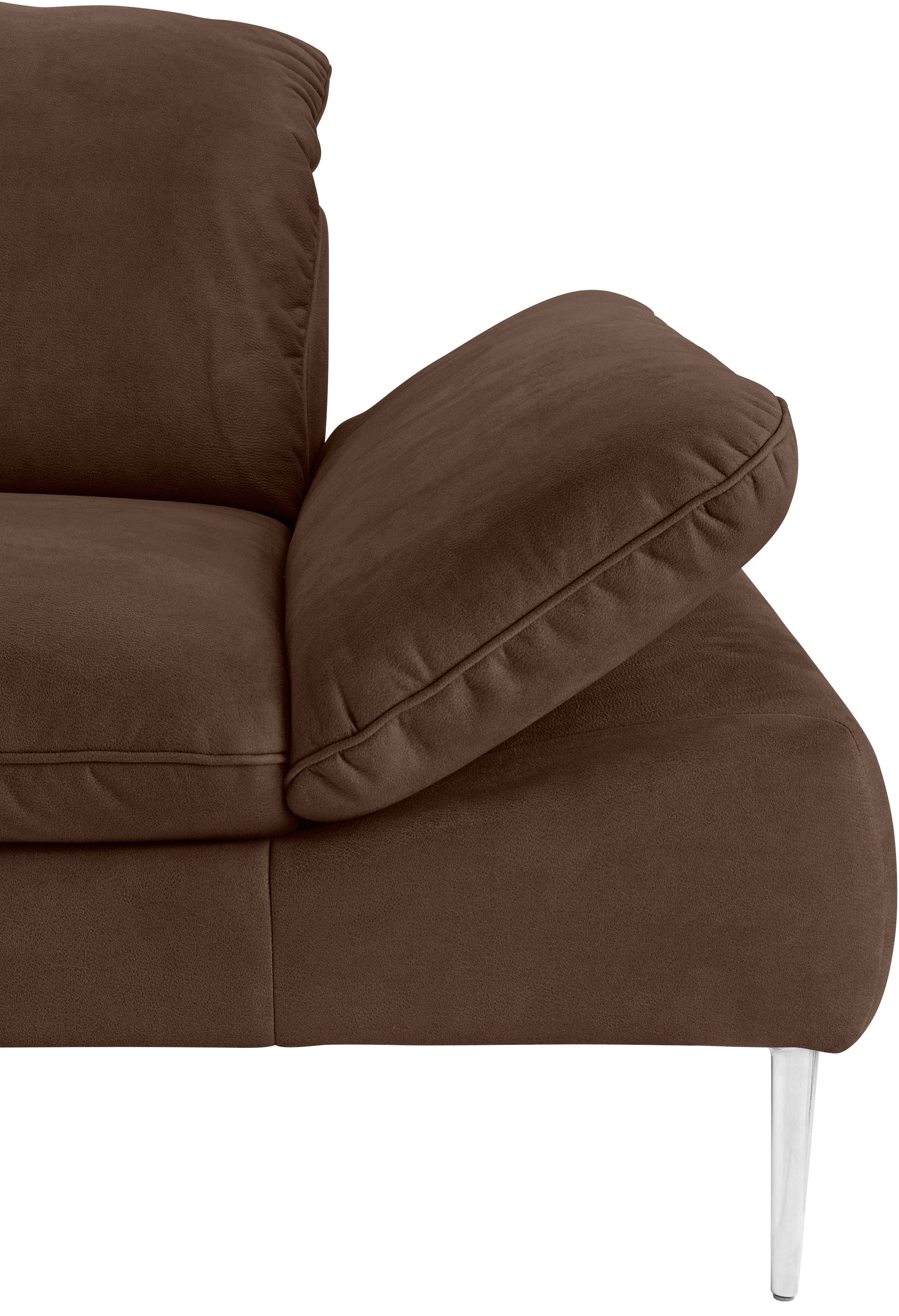 W.SCHILLIG 2-Sitzer enjoy&MORE, mit 202 Sitztiefenverstellung, Füße matt, cm Breite silber