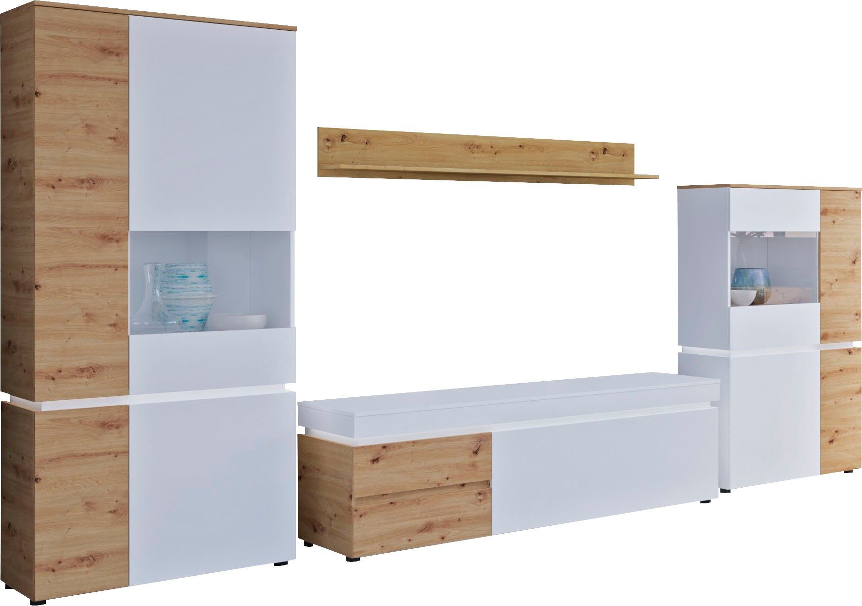 INOSIGN Wohnwand Luci, (Set, 4-St) günstig online kaufen