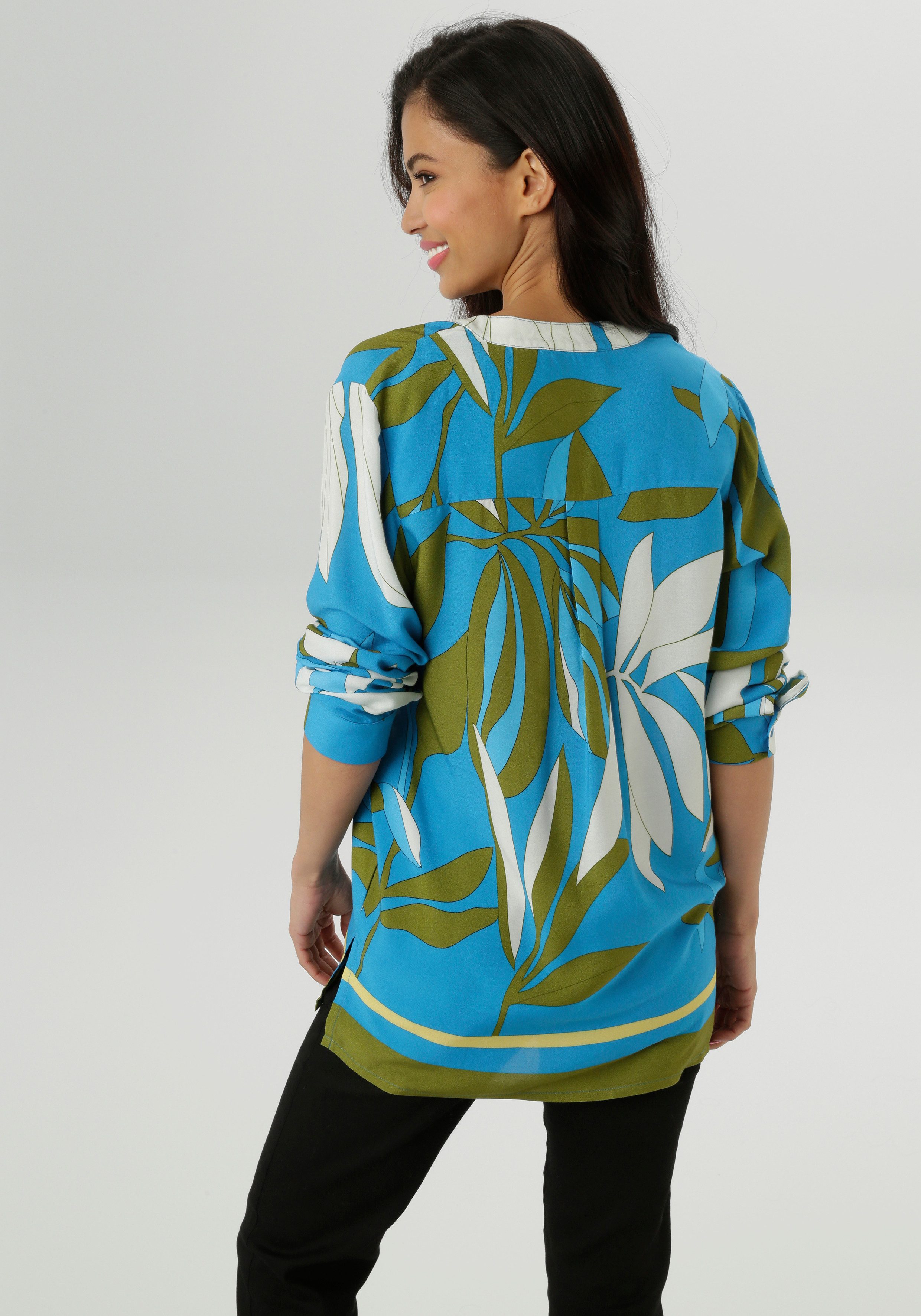 Aniston SELECTED Schlupfbluse mit ausdrucksstarken, floralen günstig online kaufen