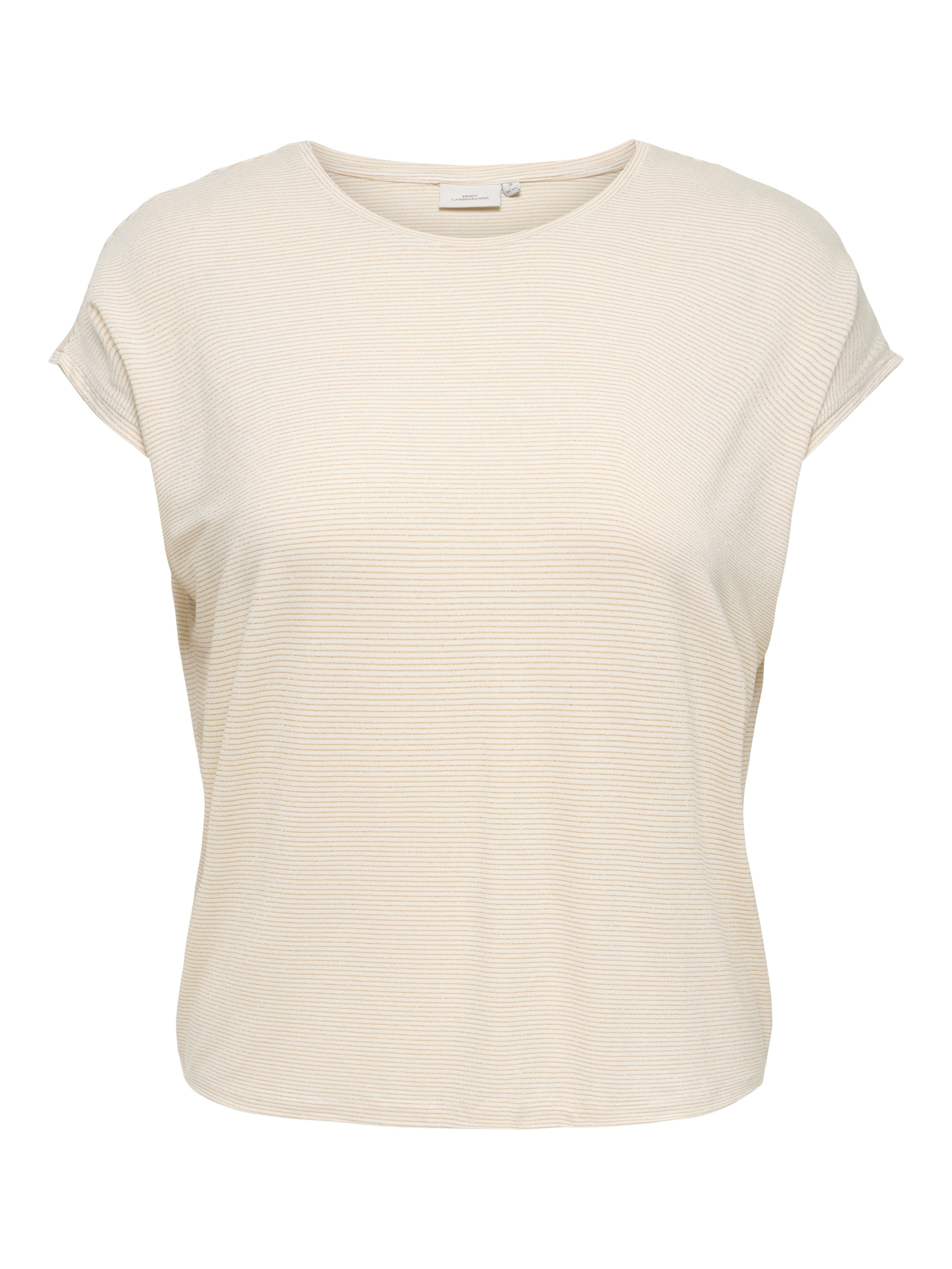 Kurzarmshirt CARCLAUDIA LIFE S/S GLITTER TOP NOOS