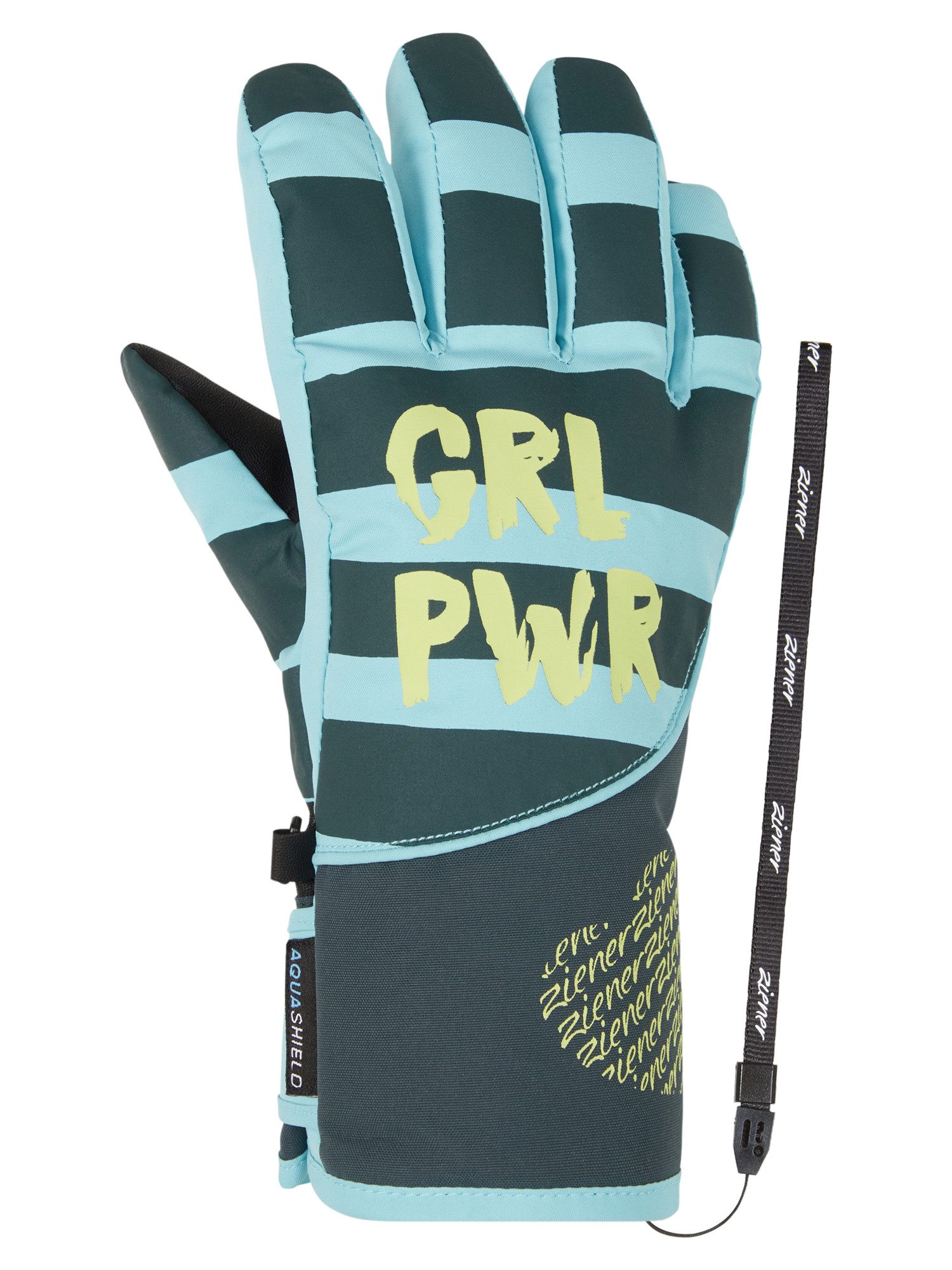 Ziener Skihandschuhe LIWA AS(R) PR GIRLS glove junior DARK JUNGLE