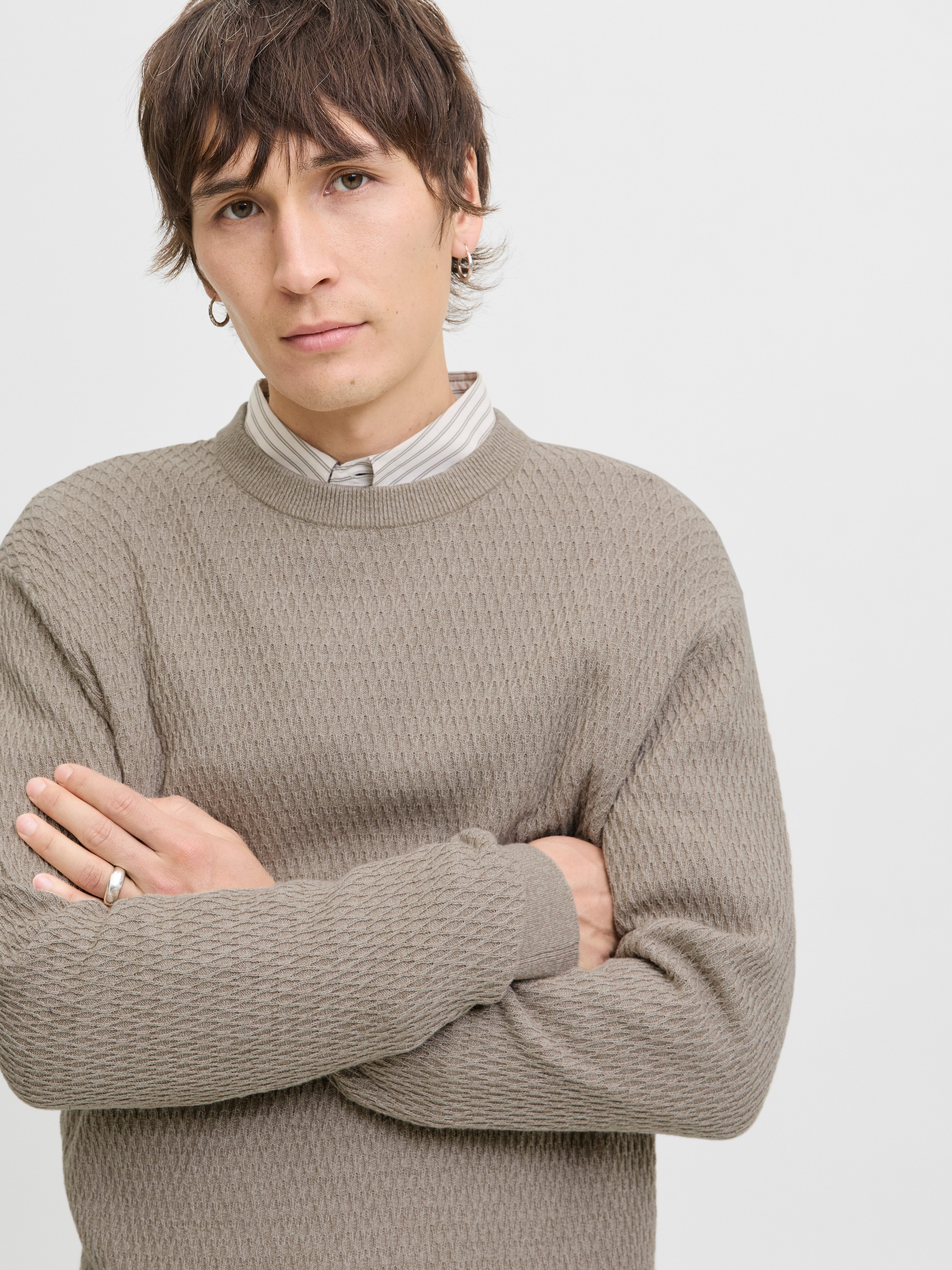 Jack & Jones Strickpullover JPRBLAREAGAN KNIT CREW NECK günstig online kaufen