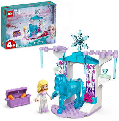 LEGO® Konstruktionsspielsteine »Elsa und Nokks Eisstall (43209), LEGO® Disney Princess«, (53 St), Made in Europe