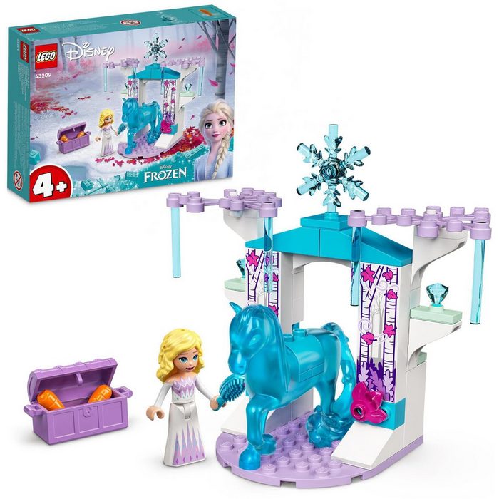 LEGO® Konstruktionsspielsteine Elsa und Nokks Eisstall (43209) LEGO® Disney Princess (53 St) Made in Europe