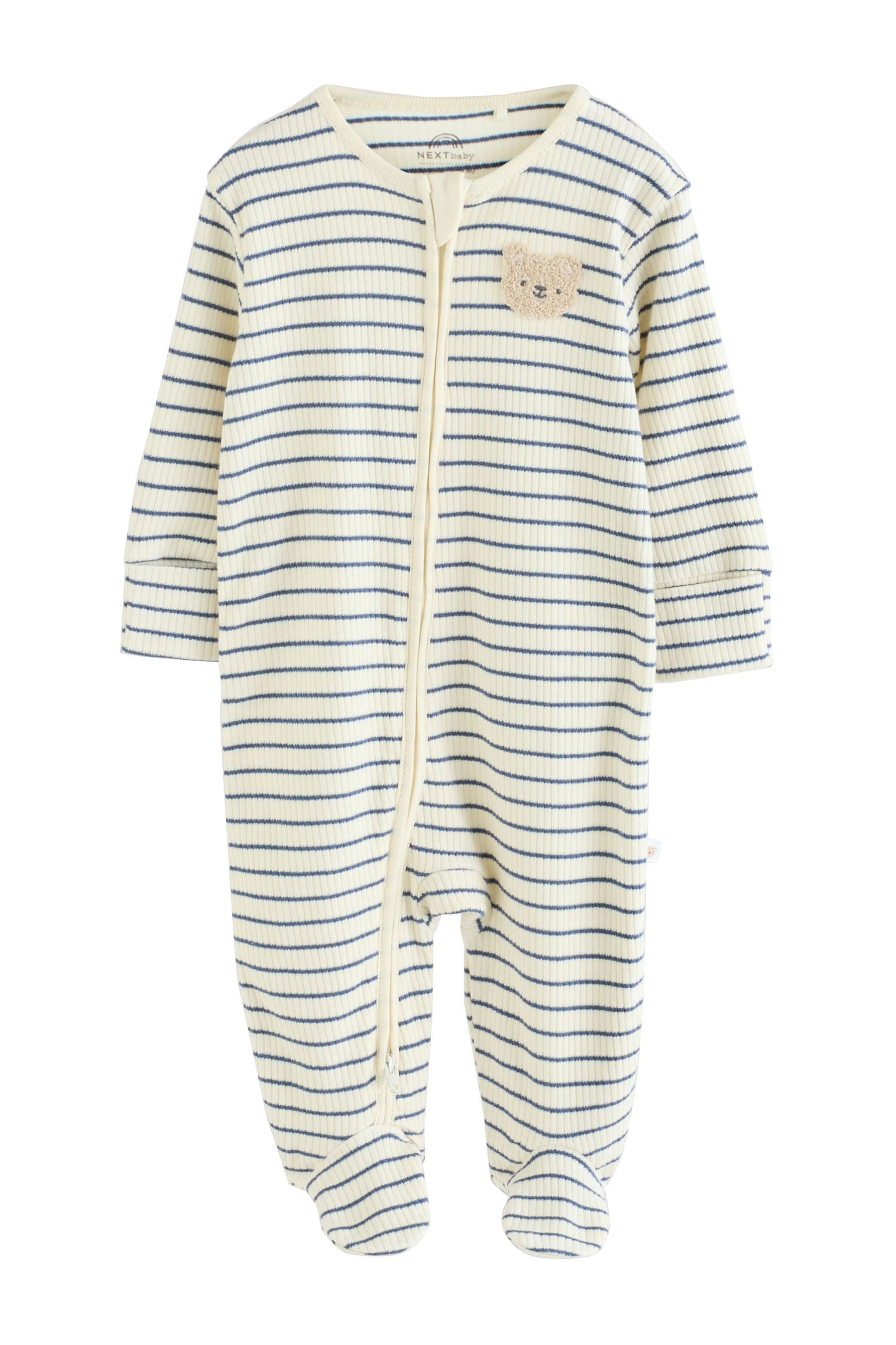 Next Schlafoverall Babyschlafanzüge mit Zweiwege-RV, 7er-Pack (7-tlg) – Bild 5 von 5
