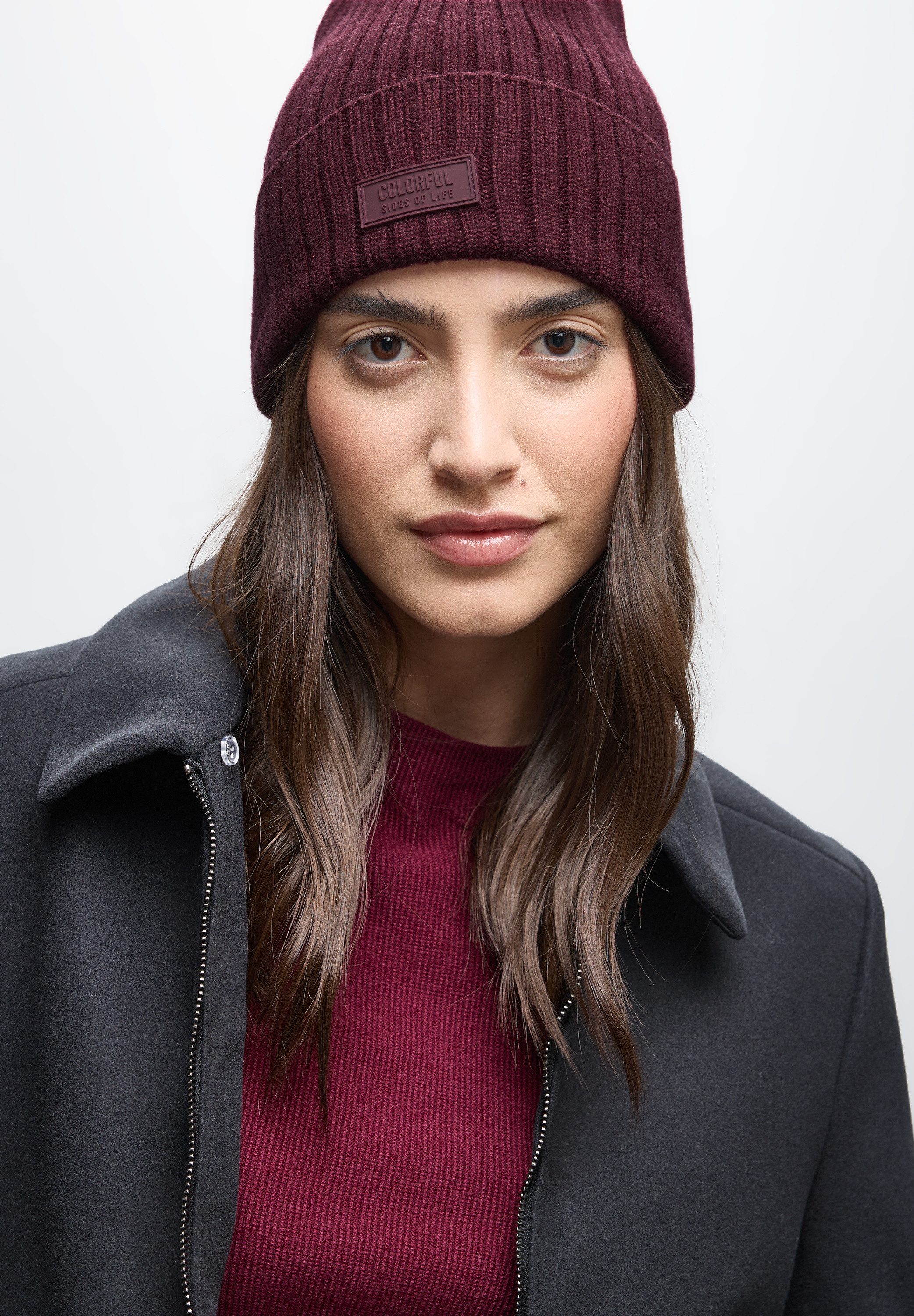 STREET ONE Strickmütze in softem Material-Mix günstig online kaufen