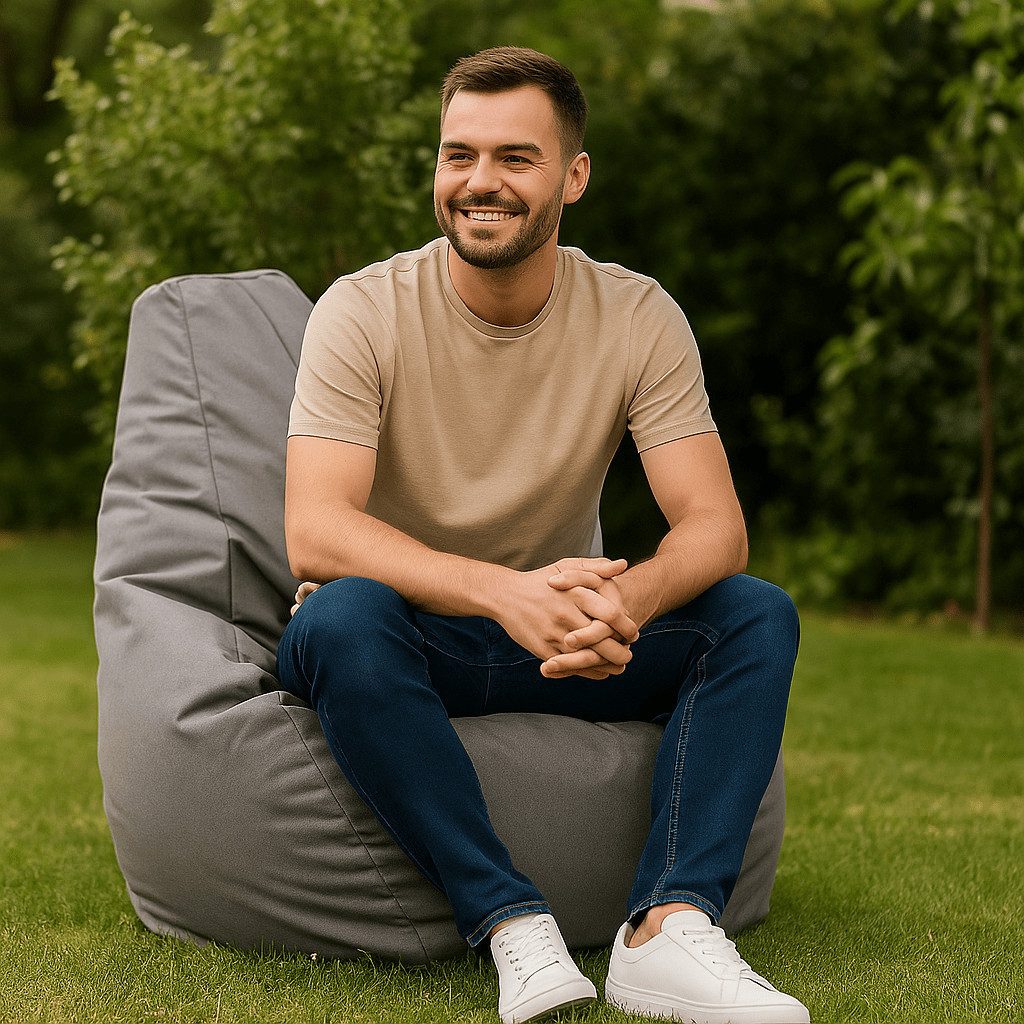 AD.CON Sitzsack Gamer Sitzsack mit Füllung Puff Relax-Sessel Bodenkissen Be günstig online kaufen