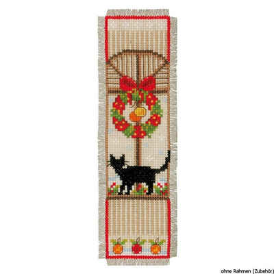 Vervaco Kreativset Vervaco Lesezeichen "Weihnachtszeit", (embroidery kit by Marussia)
