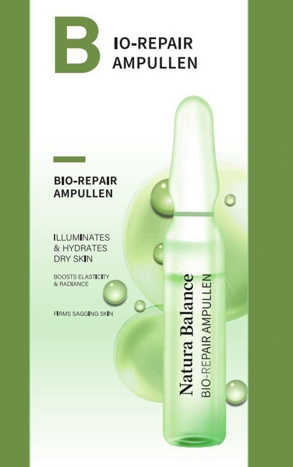Natura Balance Gesichtspflege Bio Repair Gesichtspflege Serum Ampullen 15x 2ml reife Haut