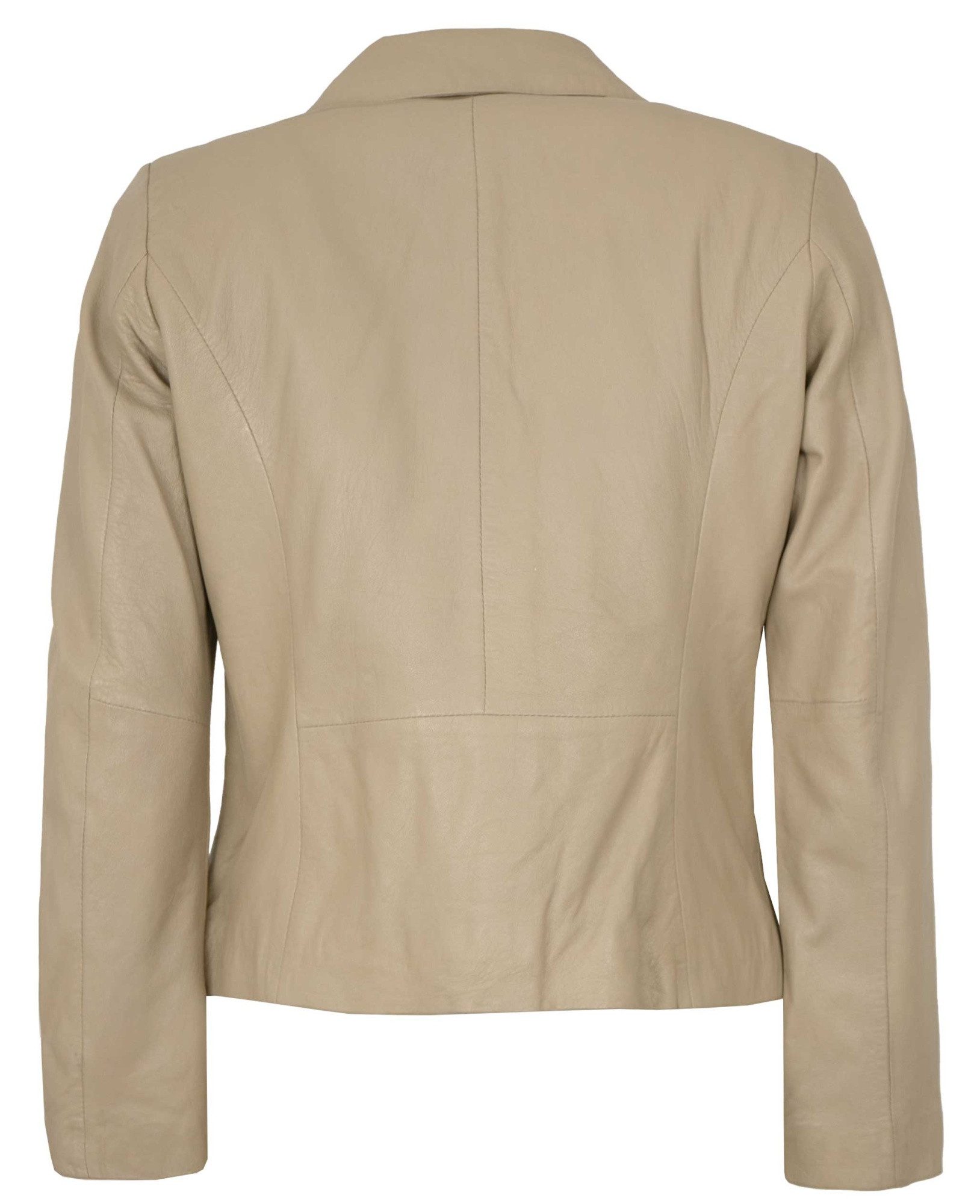 Gipsy by Mauritius Lederjacke GWRenie Gipsy - Damen Lederjacke Blazer Lammnappa light beige