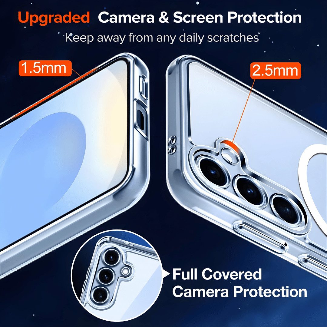 SmartUP Smartphone-Hülle + 2X Schutzglas für Samsung Galaxy S26 Panzerfolie MagSafe Case 9H 6,3, MagSafe-Technologie – Bild 5 von 5