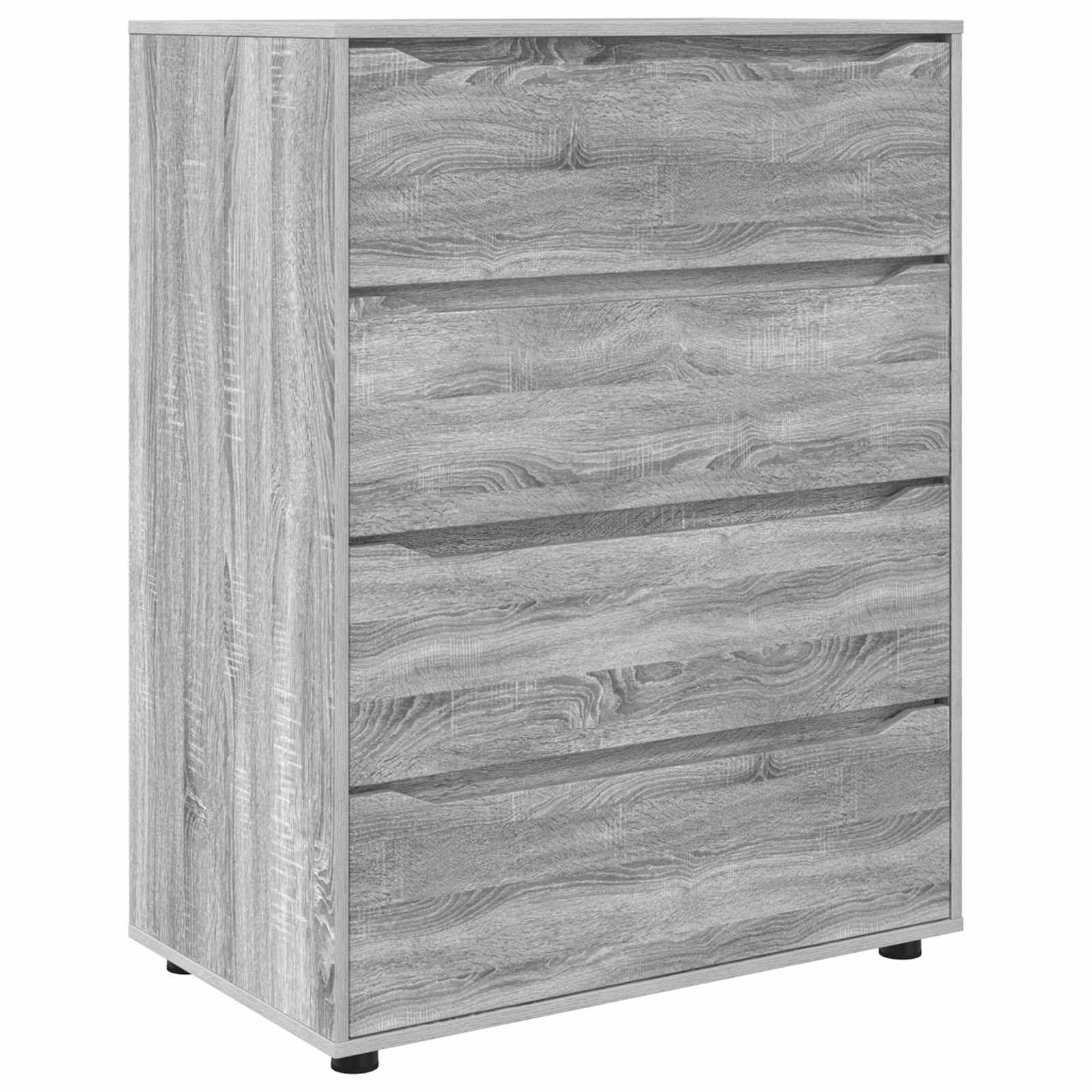 vidaXL Schranksystem Stauraumschränke 80 x 48 x 105 cm Holzwerkstoff Sonoma-Grau (1-St)