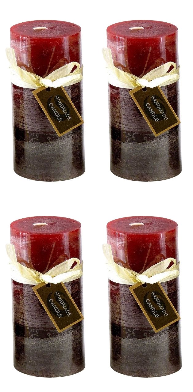 Small-Preis Stumpenkerze Premium Blending Colors Dunkelrot günstig online kaufen