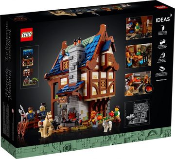 LEGO® Konstruktionsspielsteine LEGO® Ideas - Mittelalterliche Schmiede, (Set, 2164 St)