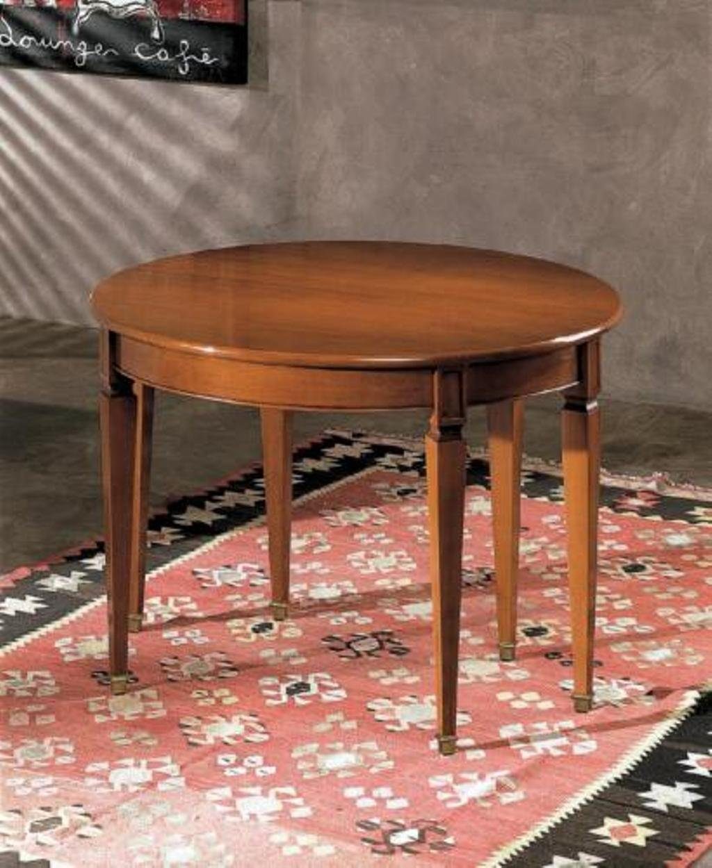 Tisch Esszimmer Esstisch, Italien Rund Tische Massiv Luxus Holz Esstisch JVmoebel