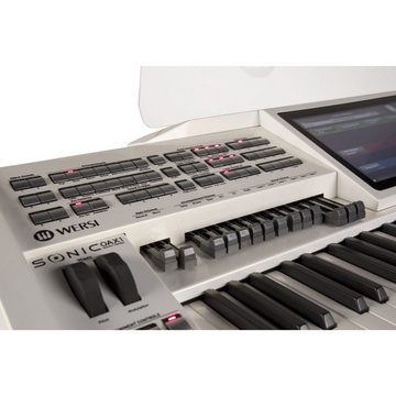 Wersi Entertainer-Keyboard (OAX1 Professional Arranger Keyboard/Orgel, Perlmutt Weiss, 76-Tasten Deluxe-Tastatur, Touch Display, Integrierter Effektprozessor, 1500 Sounds), OAX1, Professional Arranger Keyboard, 76-Tasten Deluxe-Tastatur