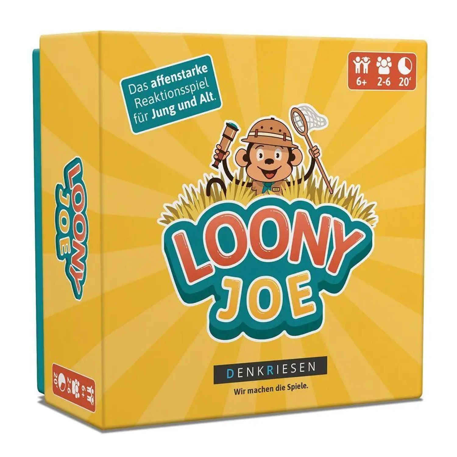 Denkriesen Spiel LOONY JOE - Das affenstarke Reaktionsspiel für jung und alt