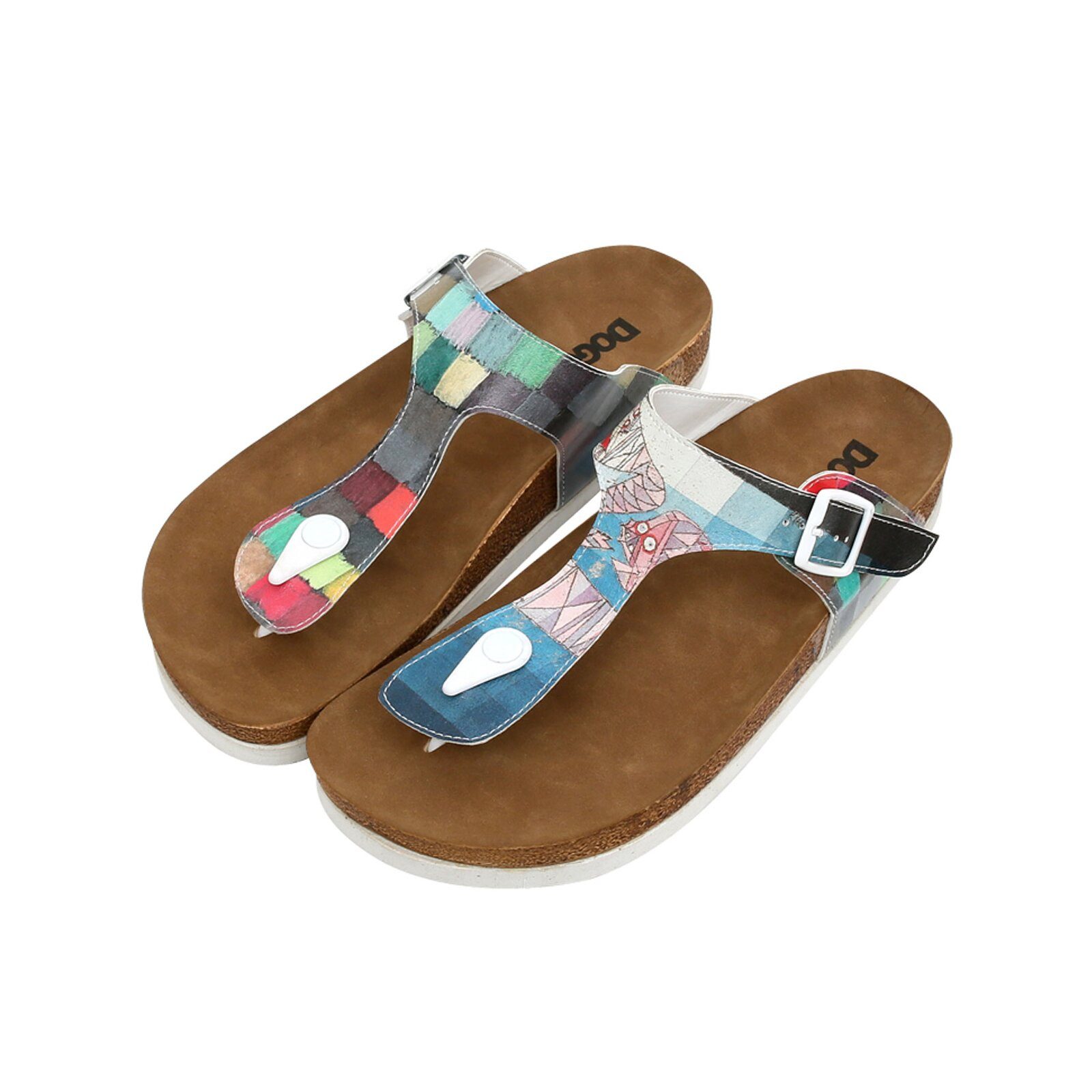 DOGO Lila Zehentrenner Planty Damen Sandalen, Lila Zehentrenner Zehentrenne günstig online kaufen