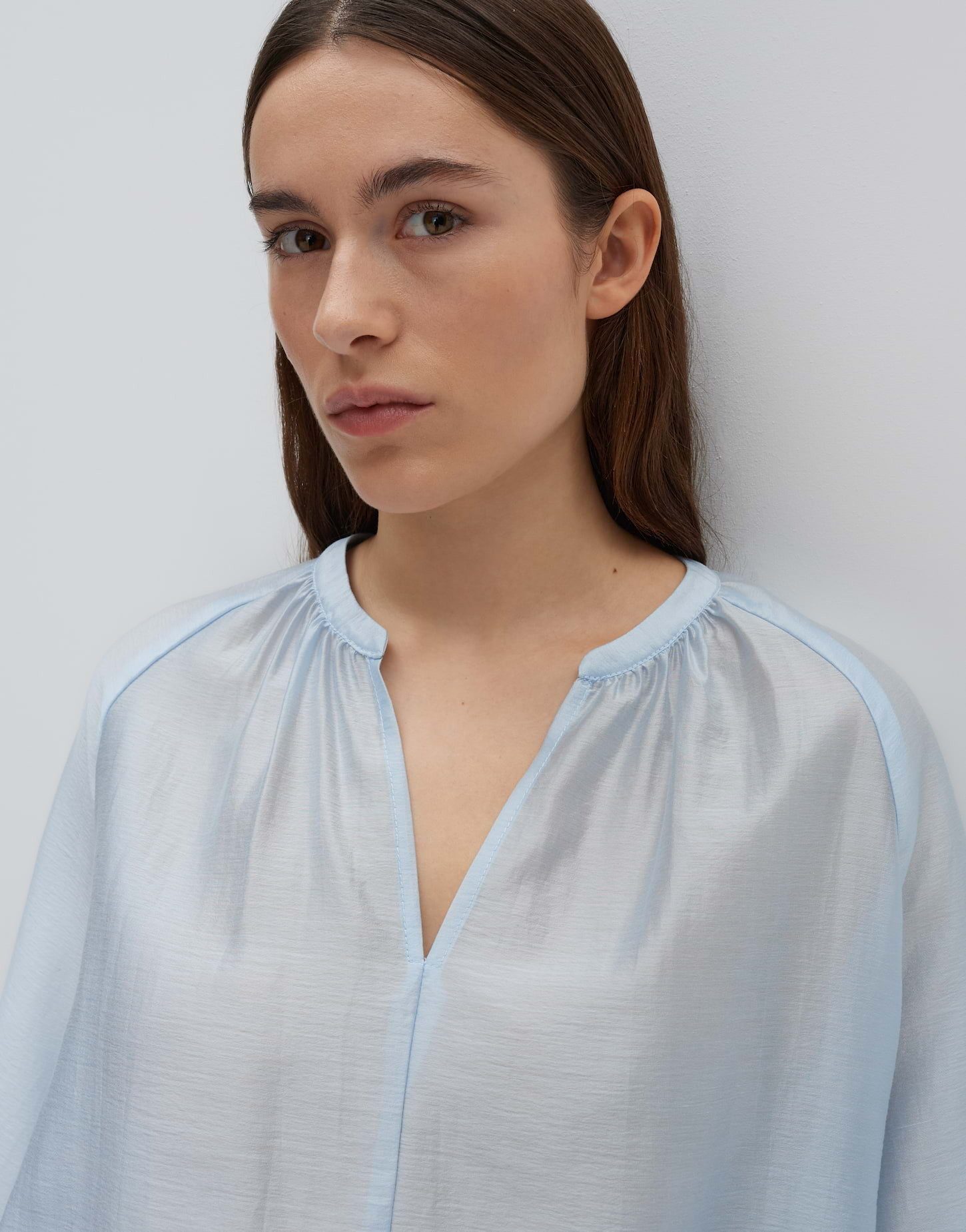 someday Kurzarmbluse ZAMUDRA aus edlem Tencel Mix