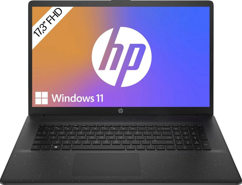 HP 17-cp3277ng Notebook (43,9 cm/17,3 Zoll, AMD Ryzen 7 7730U, Radeon  Graphics, 1000 GB SSD)