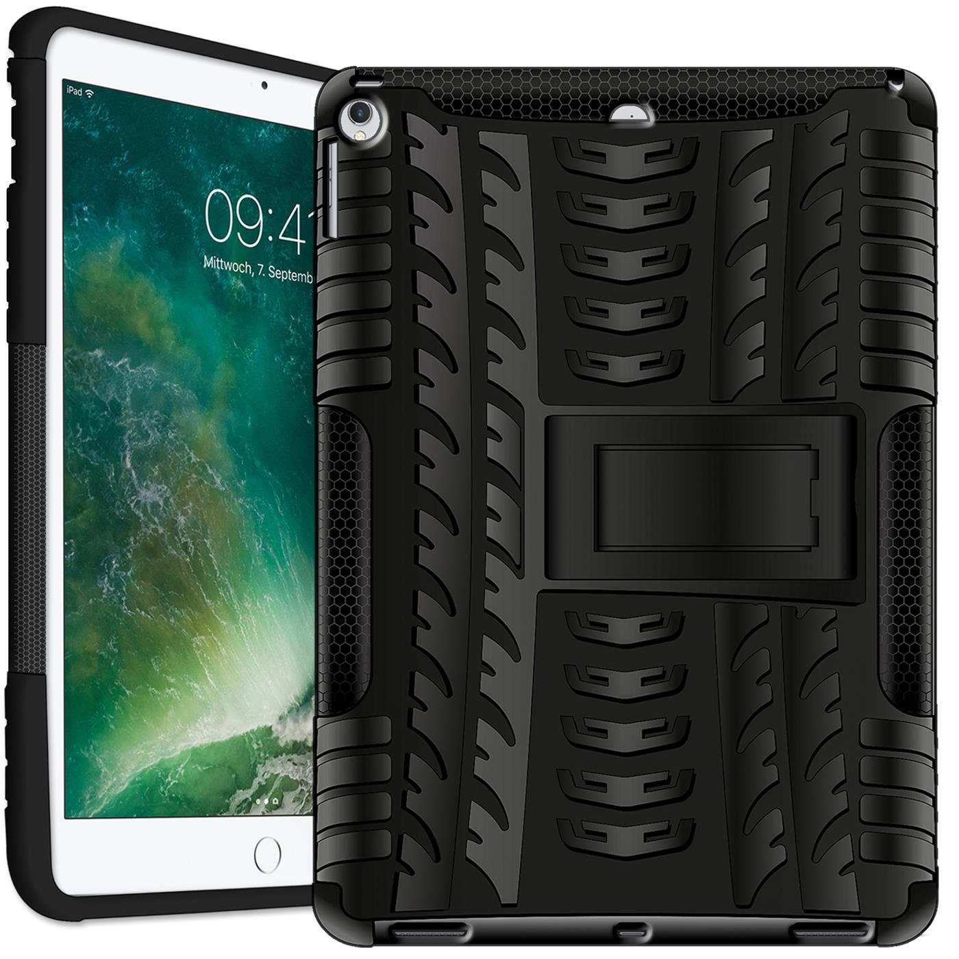 CoolGadget Tablet-Hülle Hybrid Outdoor Hülle für Apple iPad 9.7 2017/2018  9,7 Zoll, Hülle massiv Outdoor Schutzhülle für iPad 9.7 (6. Gen) Tablet Case