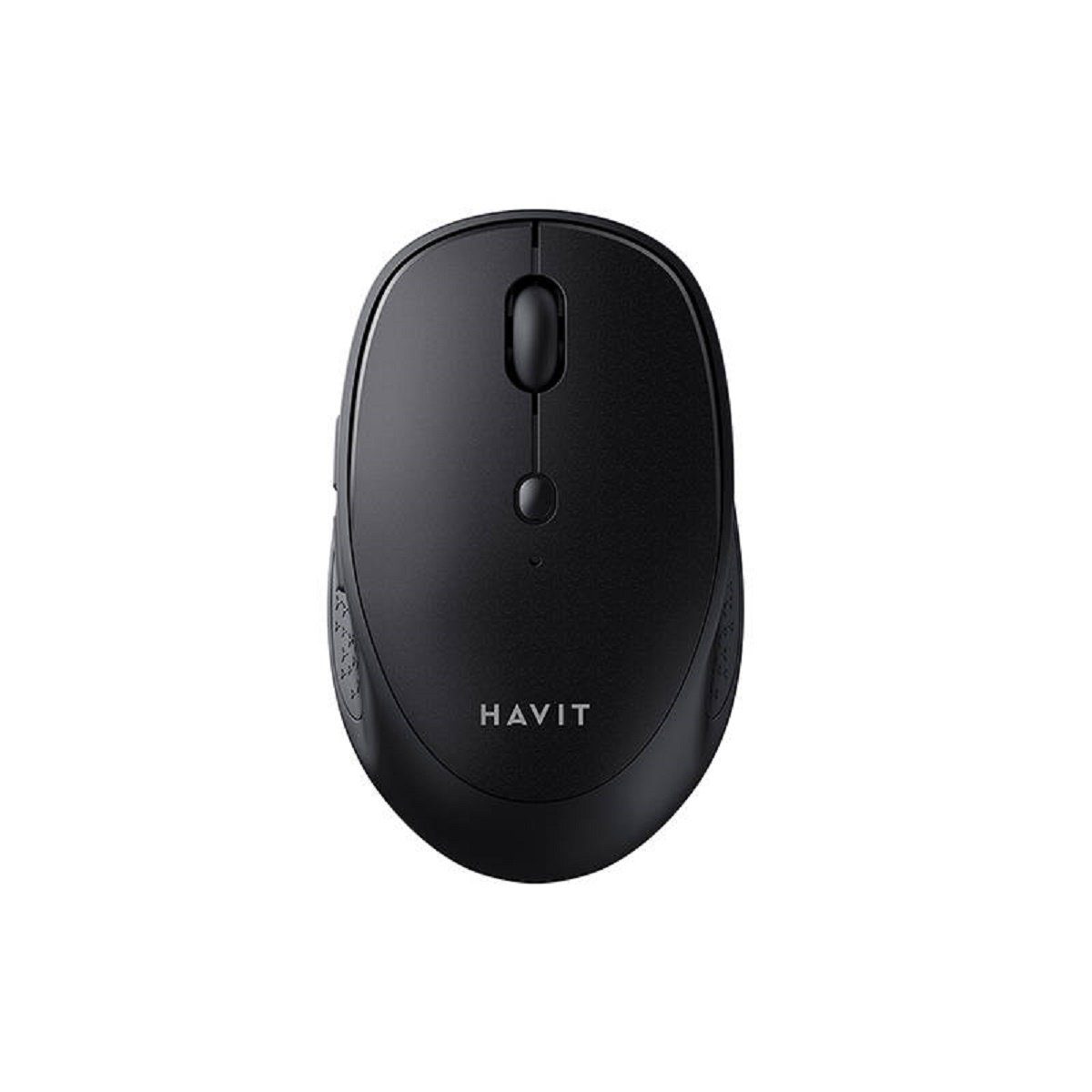 Havit Maus Kabellose Maus 800-1600 DPI USB + 2.4 GHz bis zu 10m Schwarz Maus
