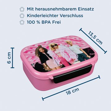 Scooli Lunchbox Brotzeitdose & Trinkflasche, Barbie, Kunststoff, (Set, 2-tlg), mit Trinkflasche