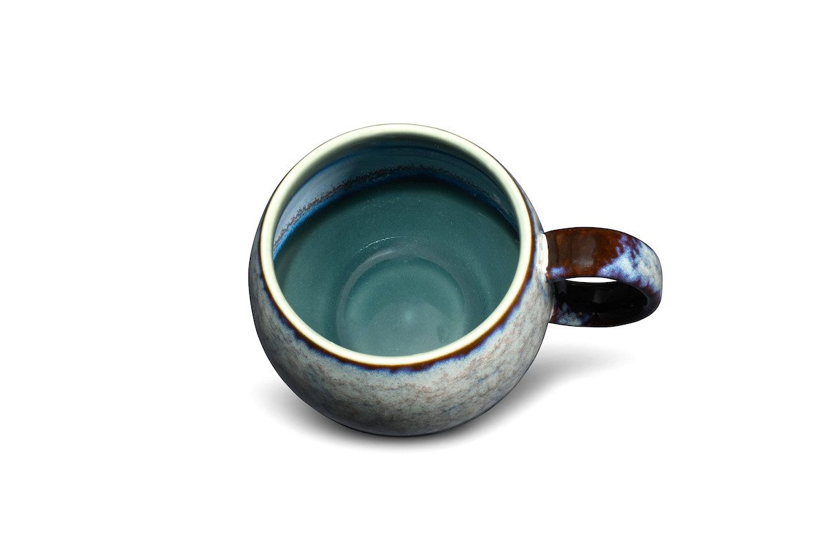 MAOCI teaware for your life Tasse Jumbotasse rot blau rosa Keramik 0,5 L, 1-tlg.
