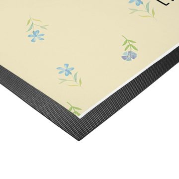 Fußmatte 40 x 60 cm Ostern Freundschaft - Blumig - Geschenk, Matte, Osterdeko, Mr. & Mrs. Panda, Höhe: 0.3 mm, Dekorativ & Praktisch