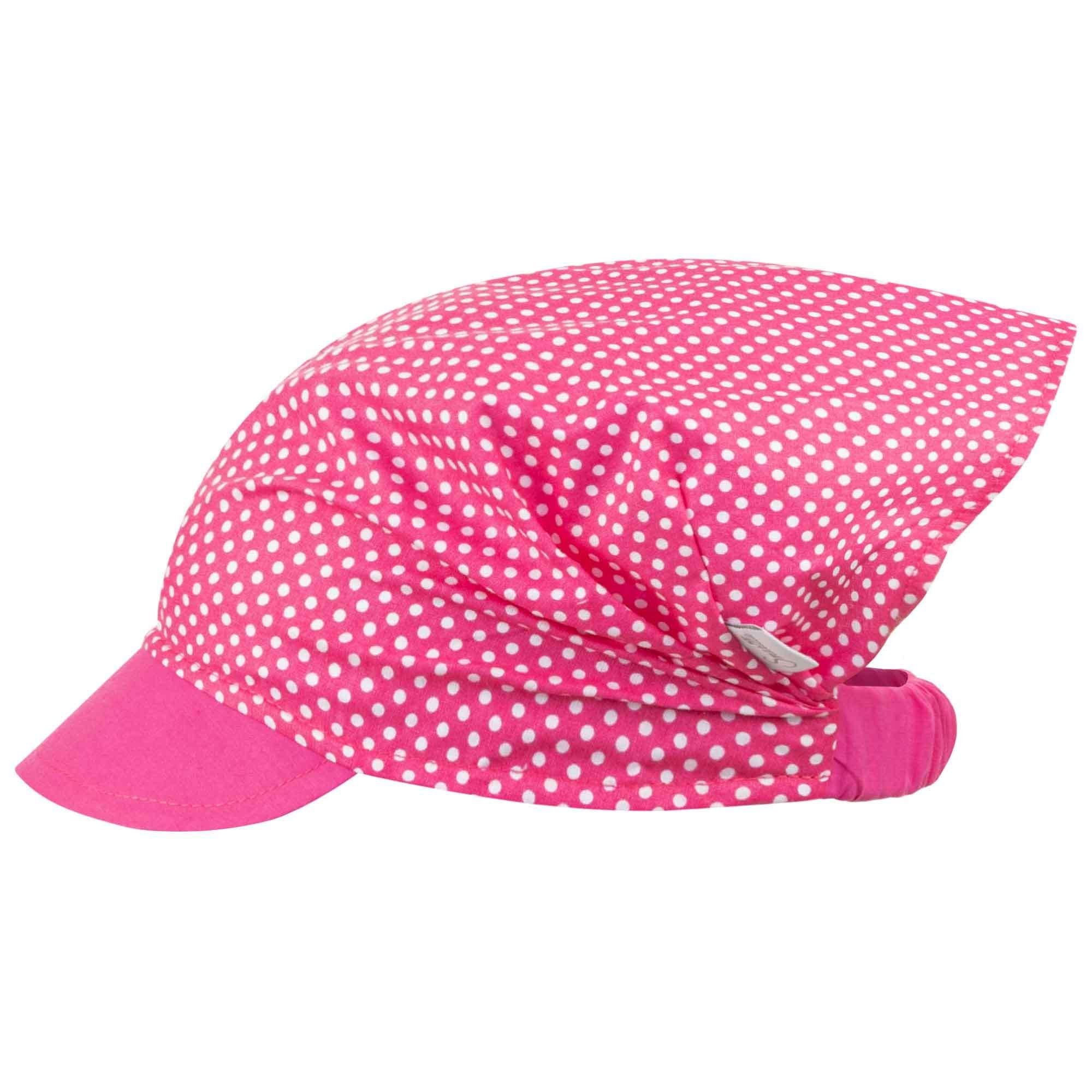 Schirmmütze Kopftuch Baumwolle Sommermütze Rosa Smarilla Mädchenmütze