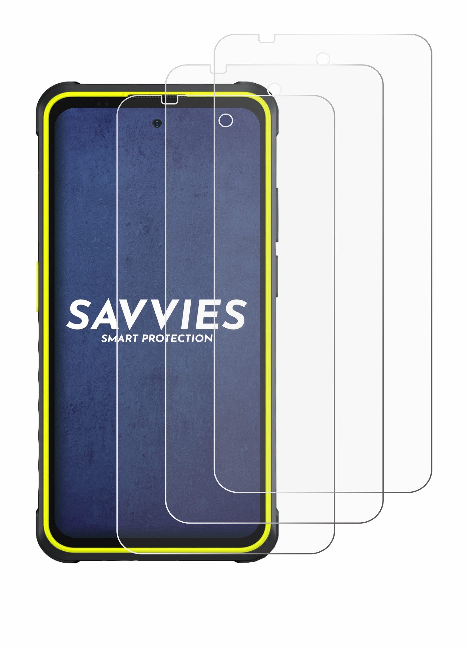 Savvies Displayschutzfolie Schutzfolie für Ulefone Armor X31 Pro 5G, 6 Stück, Displayschutz Schutz Folie Klar Transparent