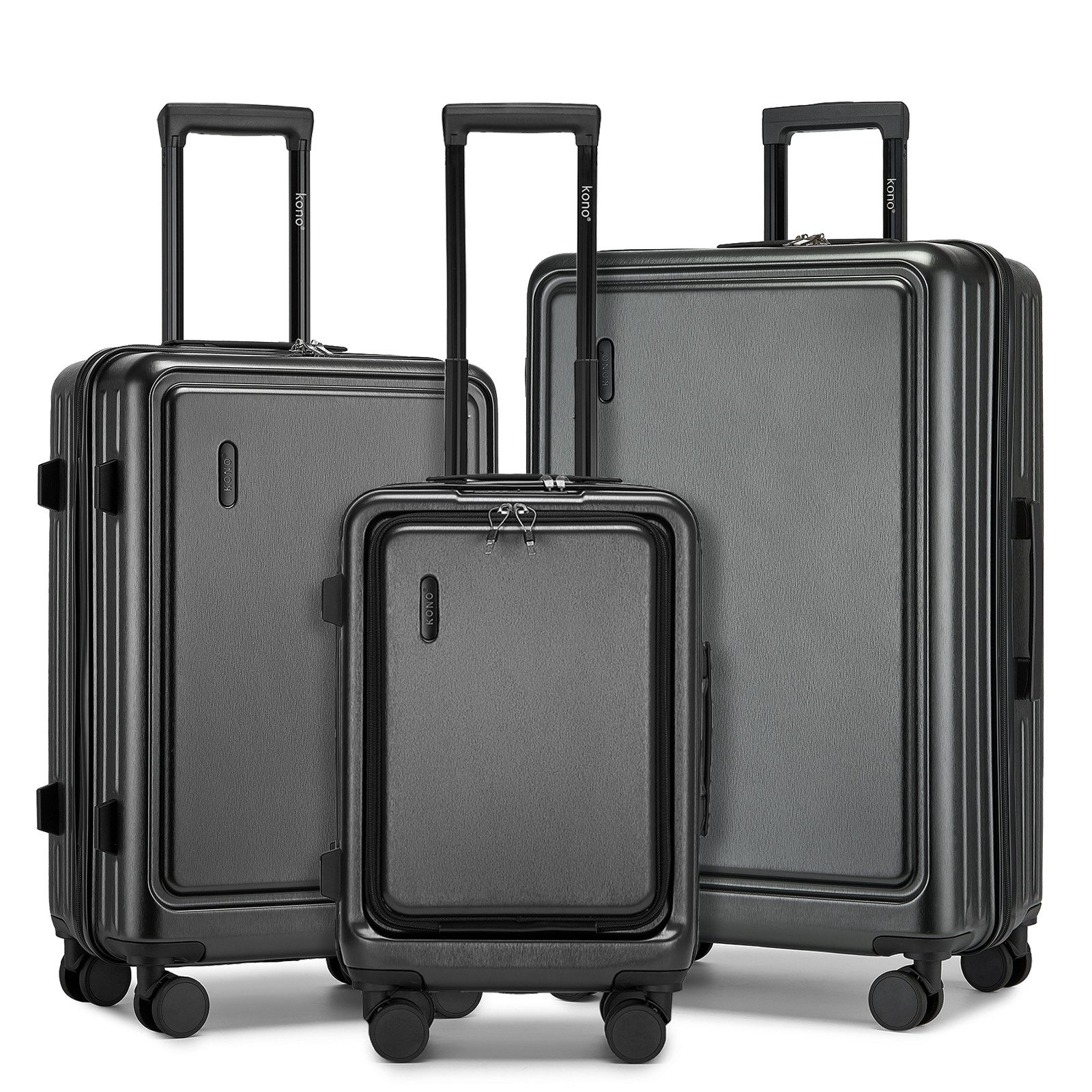 KONO Business-Koffer Kabinengepäck-Trolley aus Hartschalenmaterial (ABS+PC) günstig online kaufen