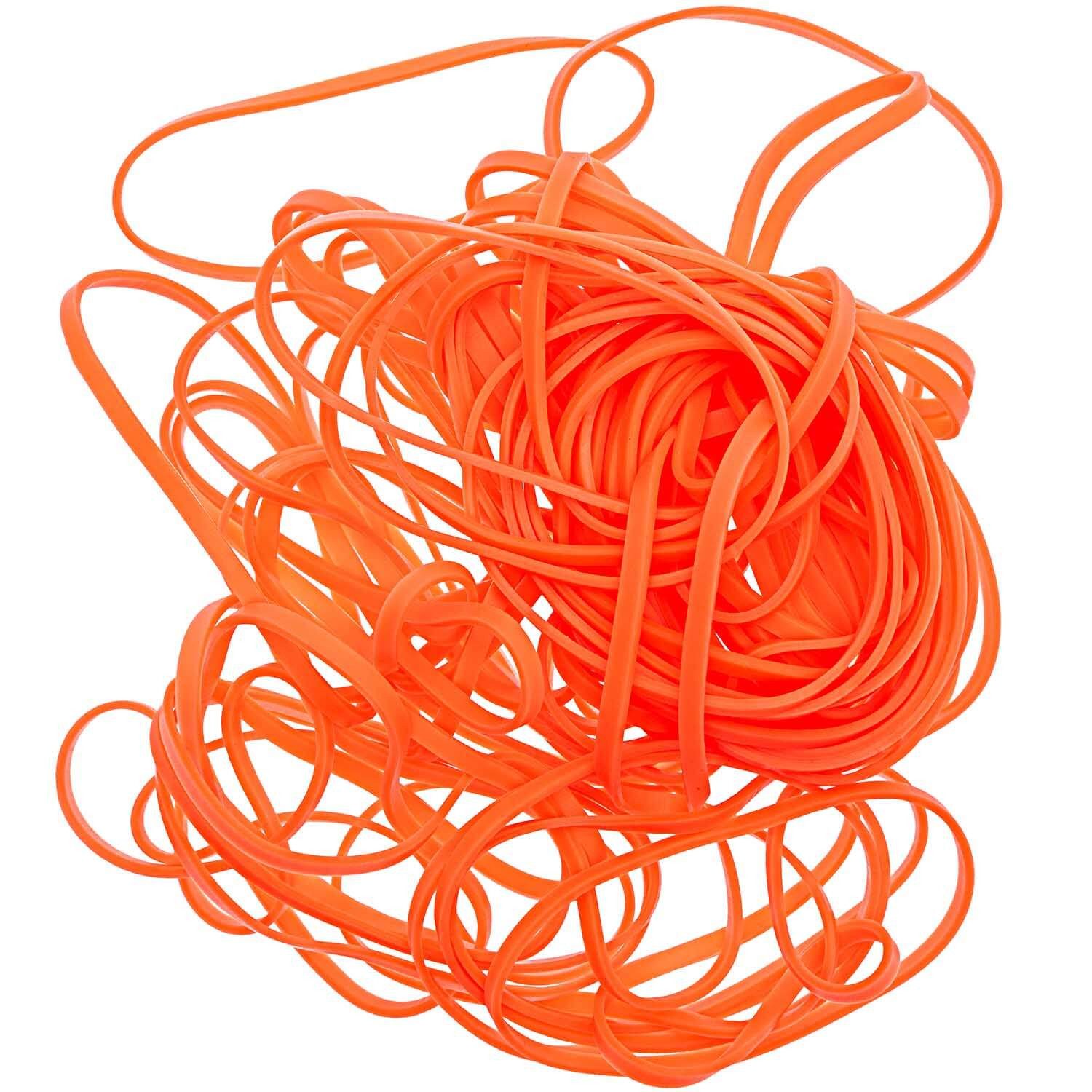Rico Design Geschenkpapier Paper Poetry Gummibänder neonorange 45 g