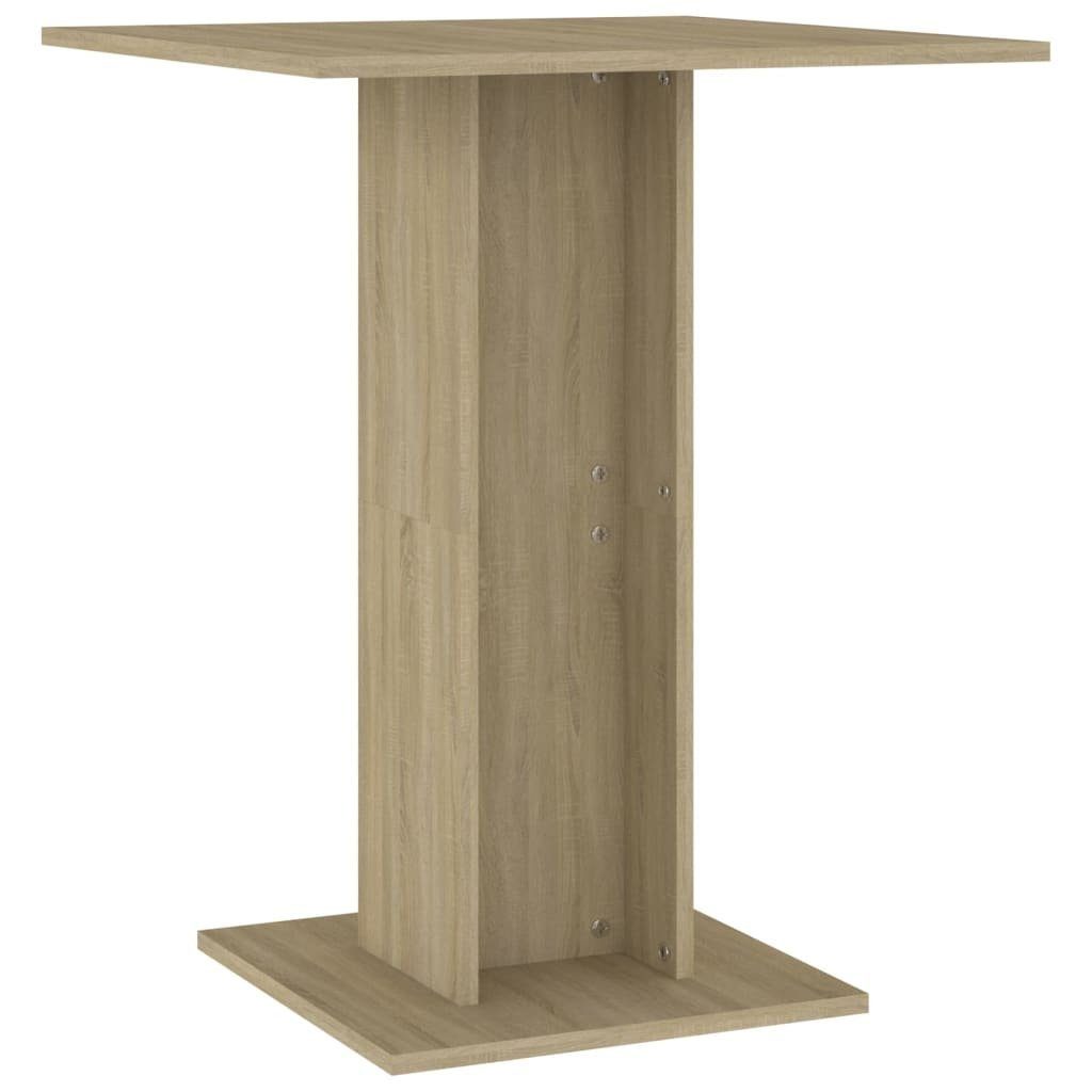 Holzwerkstoff Esstisch Sonoma-Eiche cm (1-St) furnicato Bistrotisch 60x60x75