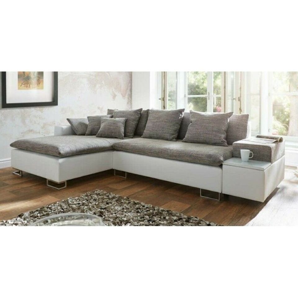 JVmoebel Sofa, Design Ecksofa Sofa Bettfunktion Sitz Couch Eck Sofa Polster L-form