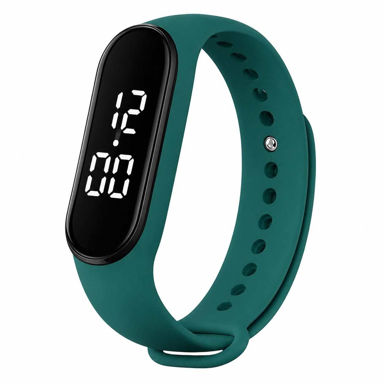 Taffstyle Quarzuhr Digitale Armbanduhr Silikon LED Sportuhr Gummi Kinderuhr Unisex bunt, (Batteriebetriebene LED-Uhr – kein Aufladen und kein Ladekabel nötig)