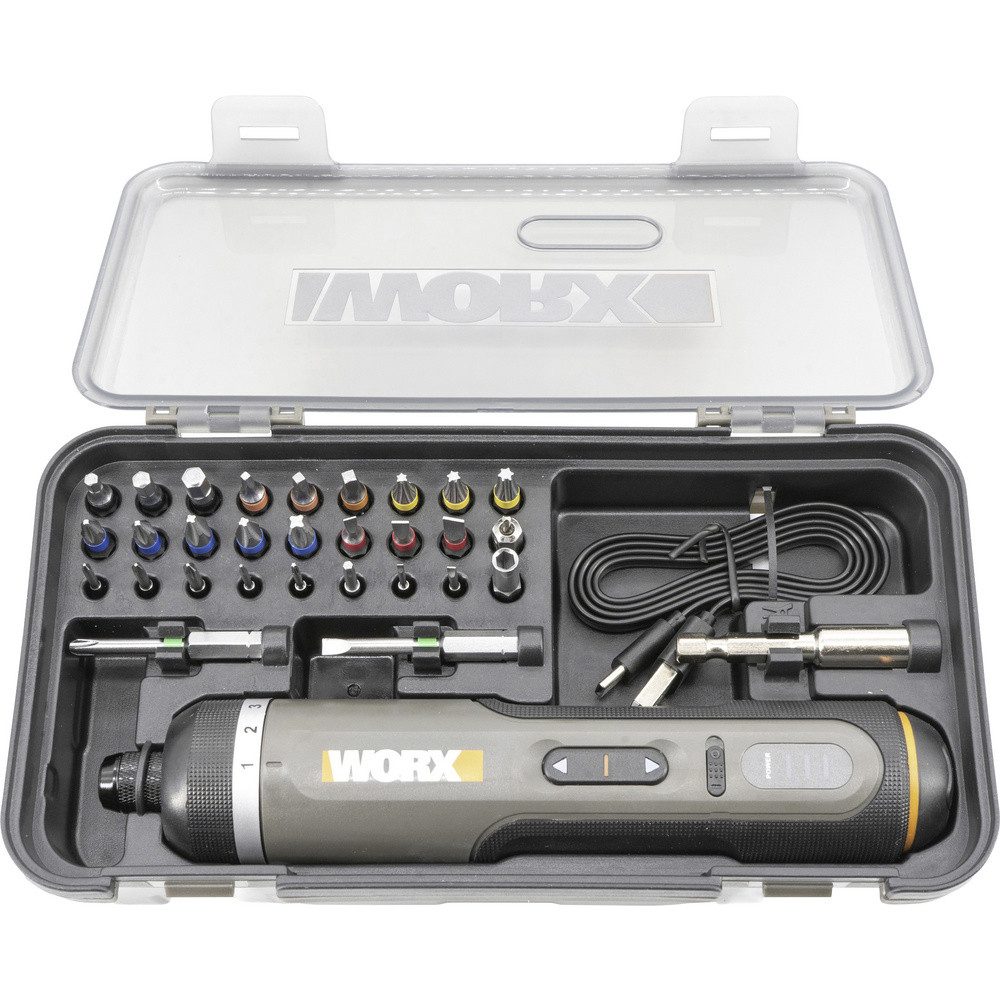 Worx Akku-Ratschenschrauber Worx WX242 Akku-Schrauber 4 V 2.0 Ah Li-Ion inkl. Koffer