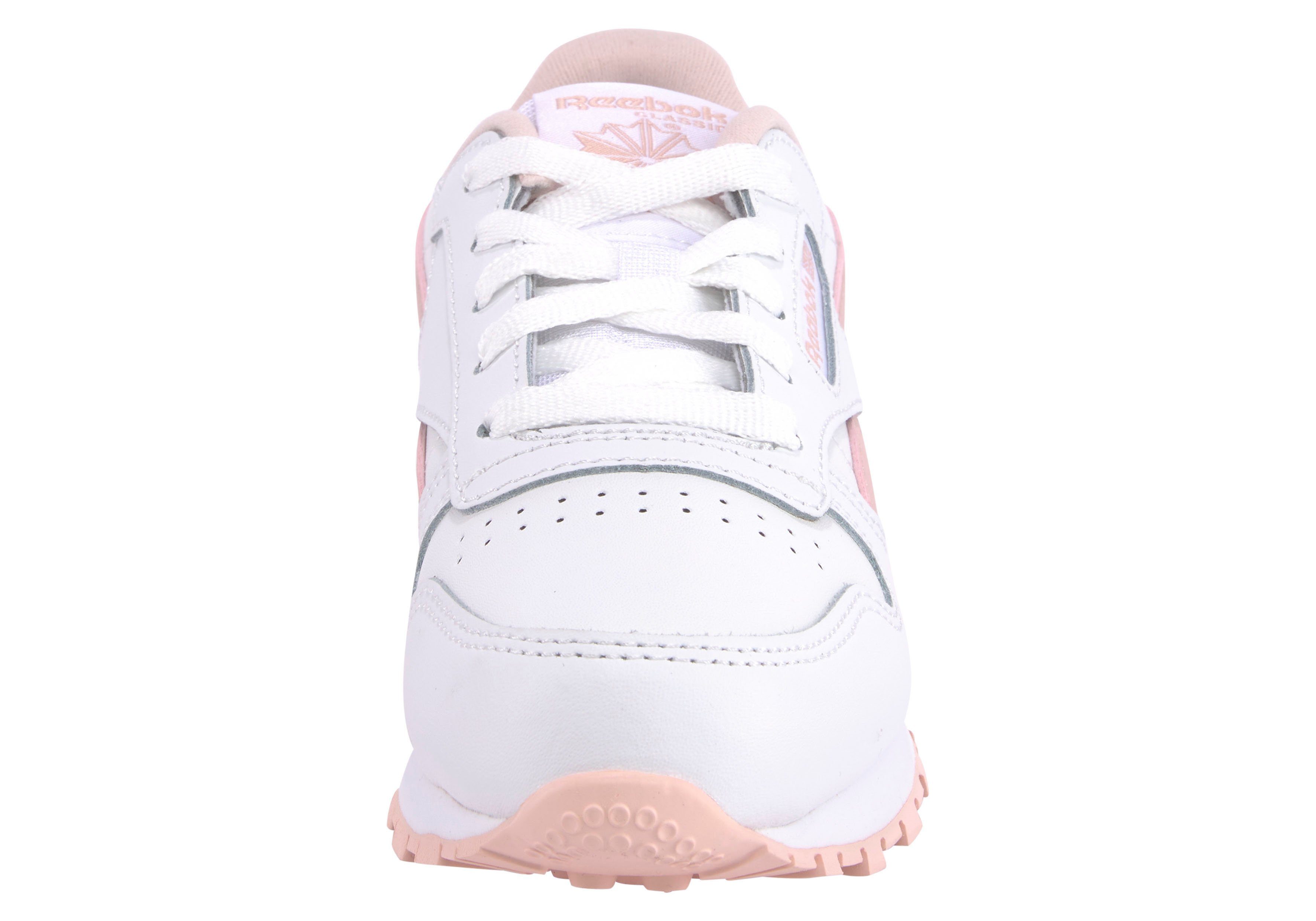 CLASSIC weiß-apricot Reebok LEATHER Sneaker Classic