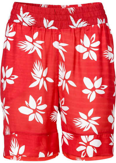 YESET Бермуди Damen Bermuda Шорти kurze Hose Blumen-Muster rot 912931