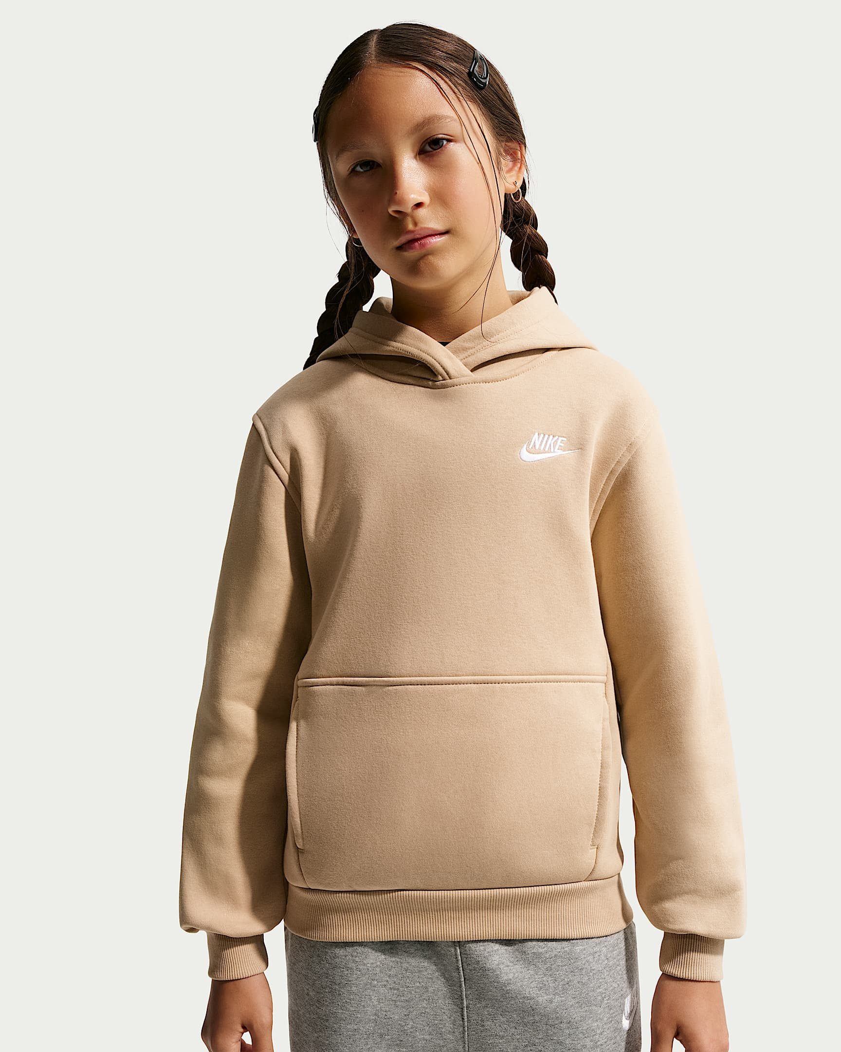 Nike Sportswear Kapuzensweatshirt K NSW CLUB FLC HDY LBR Für Kinder und Jugendliche