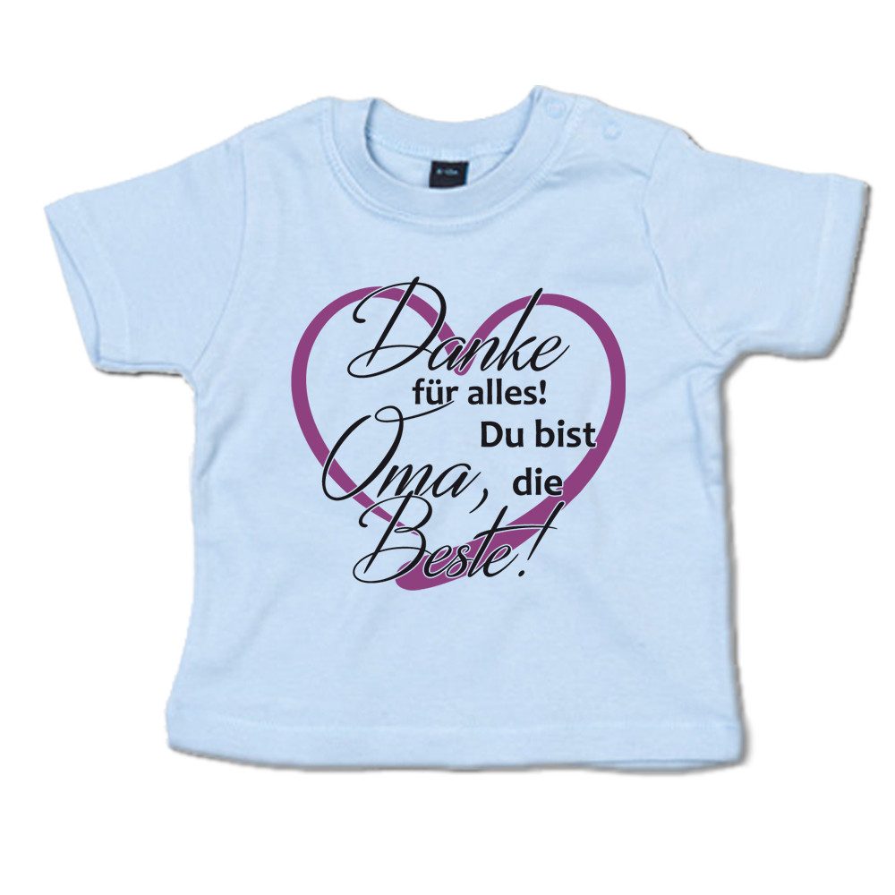 T-Shirt Danke für alles! Oma, Du bist die Beste!